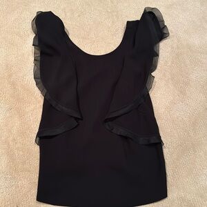 Club Monaco black blouse